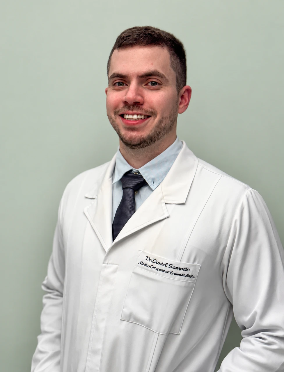 Dr. Daniel Sampaio em retrato fornecido pelo médico, com cor do fundo ajustada